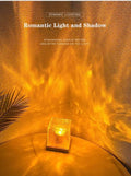 Aurora Wave Light Cube – LED Crystal Night Lamp