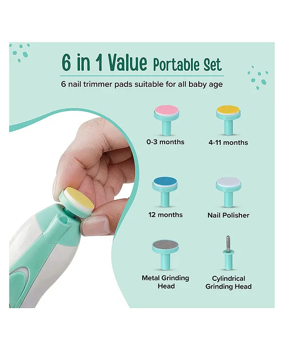 Gentle Baby Nail Trimmer Electric Rechargeable
