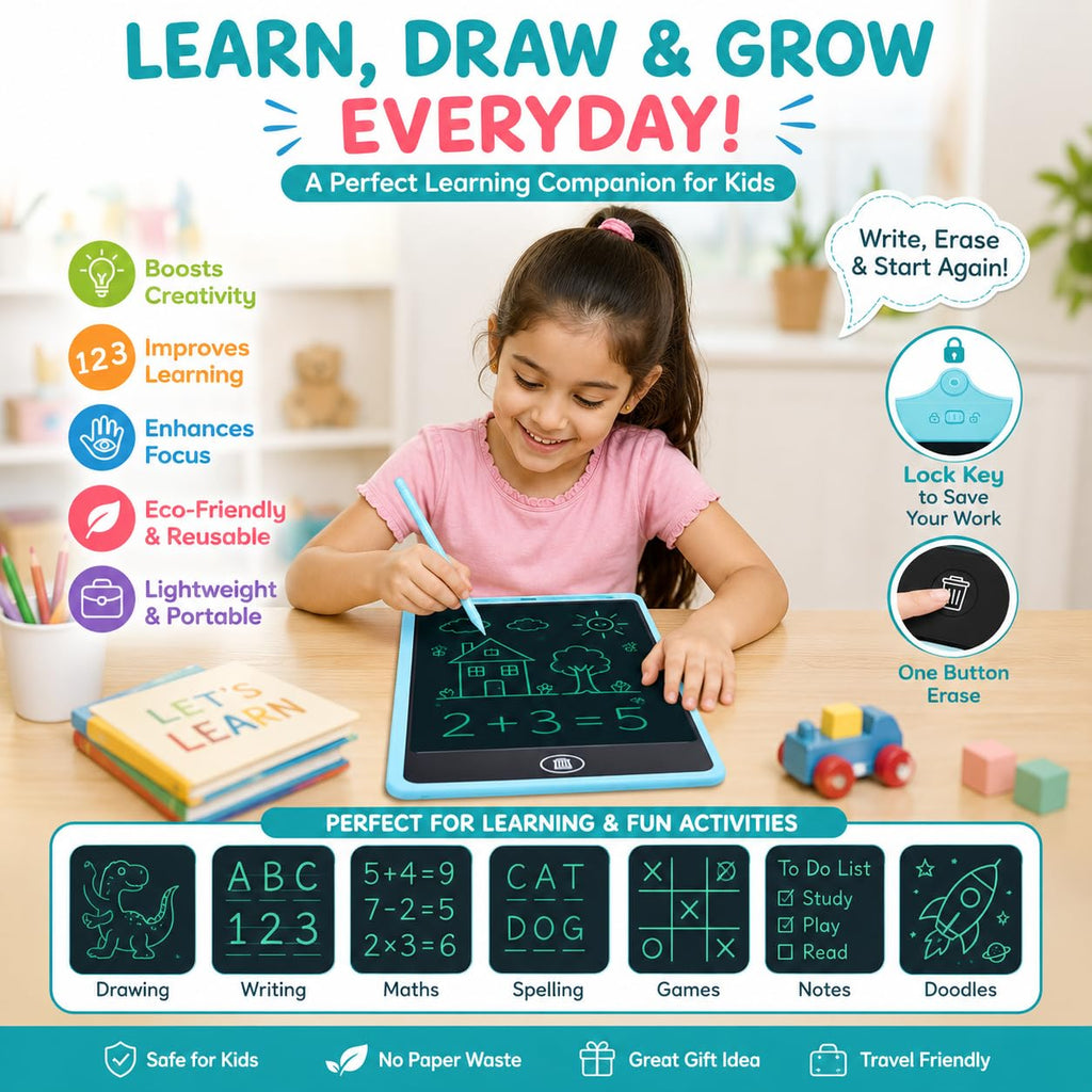 Kids Light-Up Writing Tablet ✨