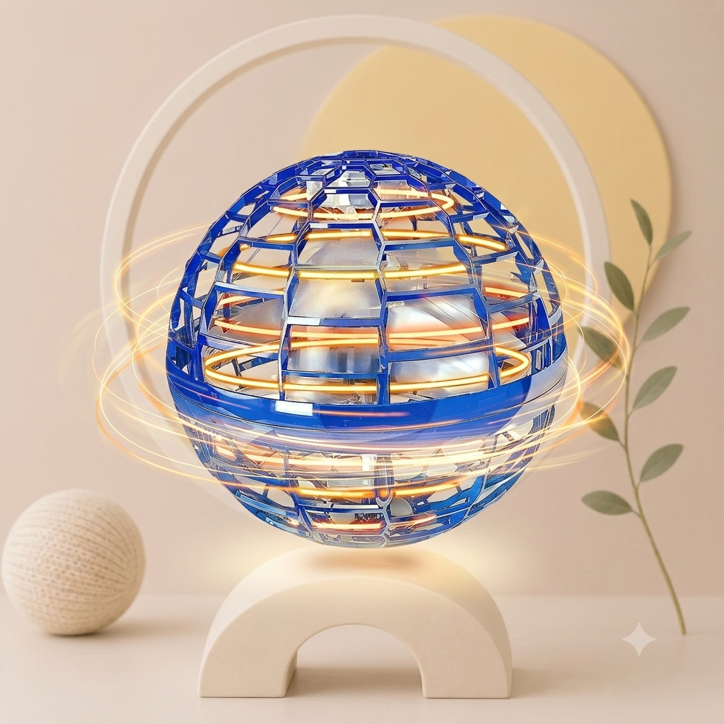 Flying Orb Ball Hand Controlled Boomerang Spinner, USB Rechargeable (Pack of 1)